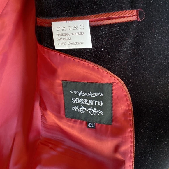 BRAND NEW shawl lapel red Velvet Sorento Jacket - Picture 6 of 7